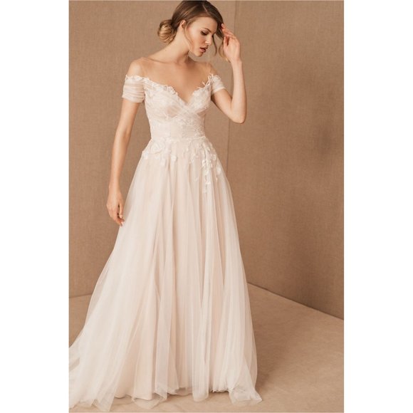 BHLDN Willowby Katara Wedding Gown Size 4, 14 Sample